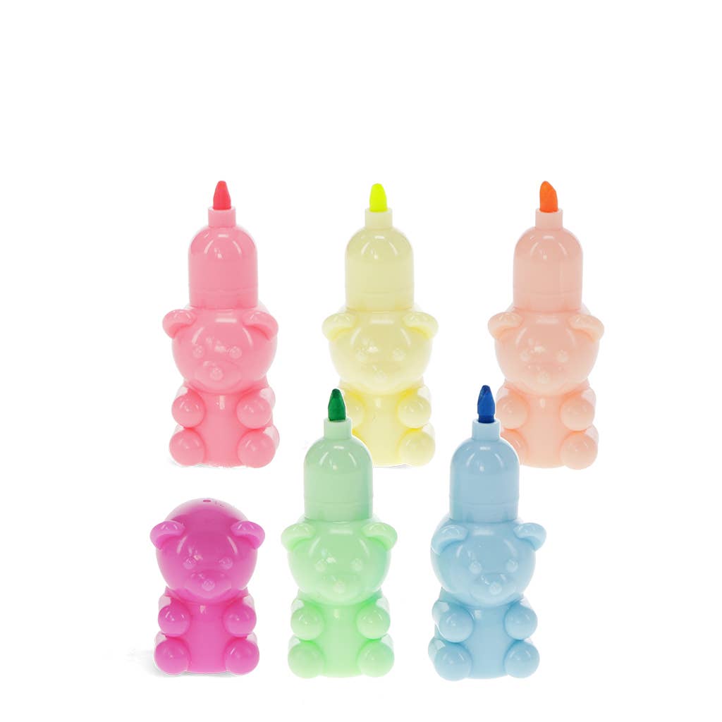 Rex | Stackable Highlighters Set | Teddy Bear