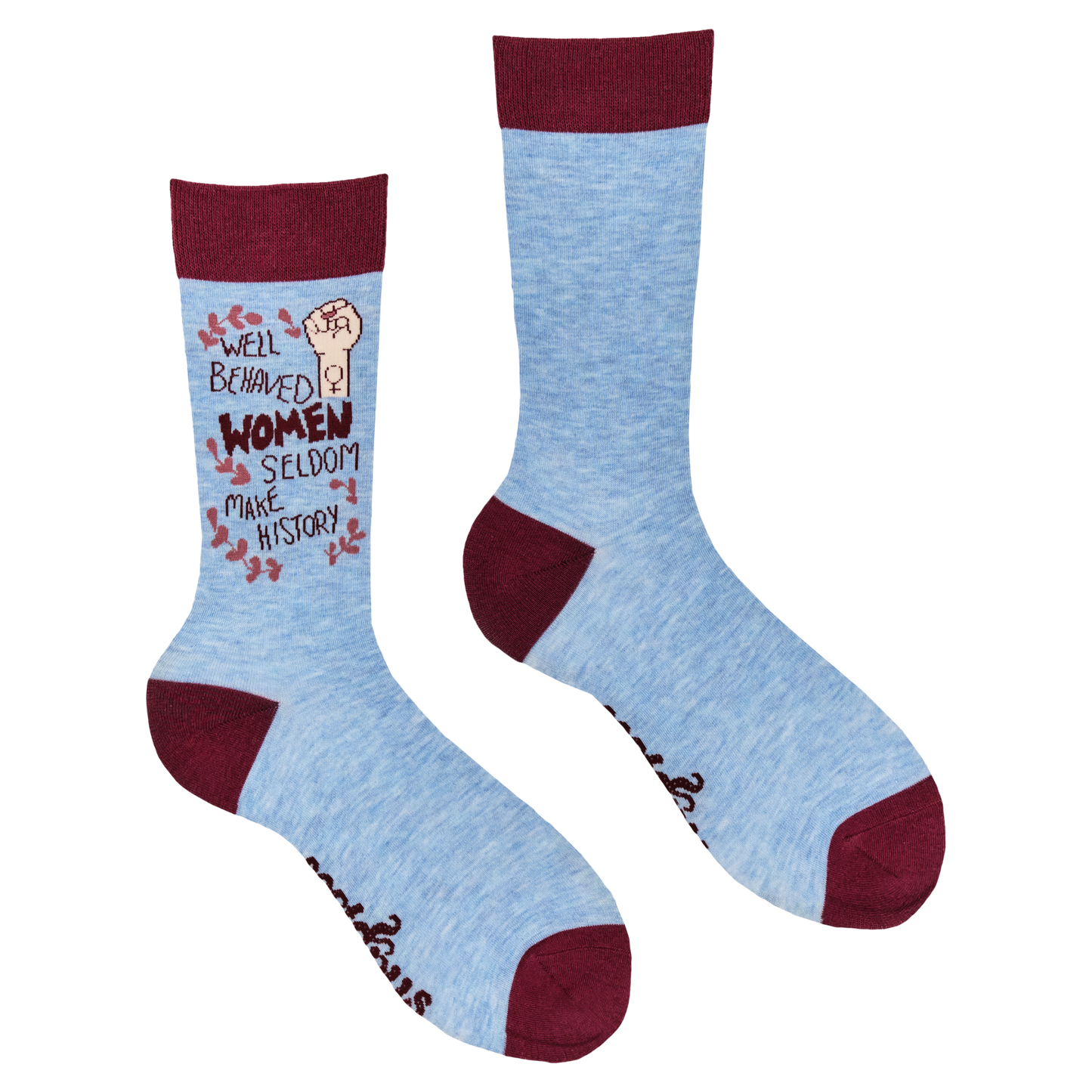 Socktopus | Feminist Socks | Well Behaved Women | S UK 4-8