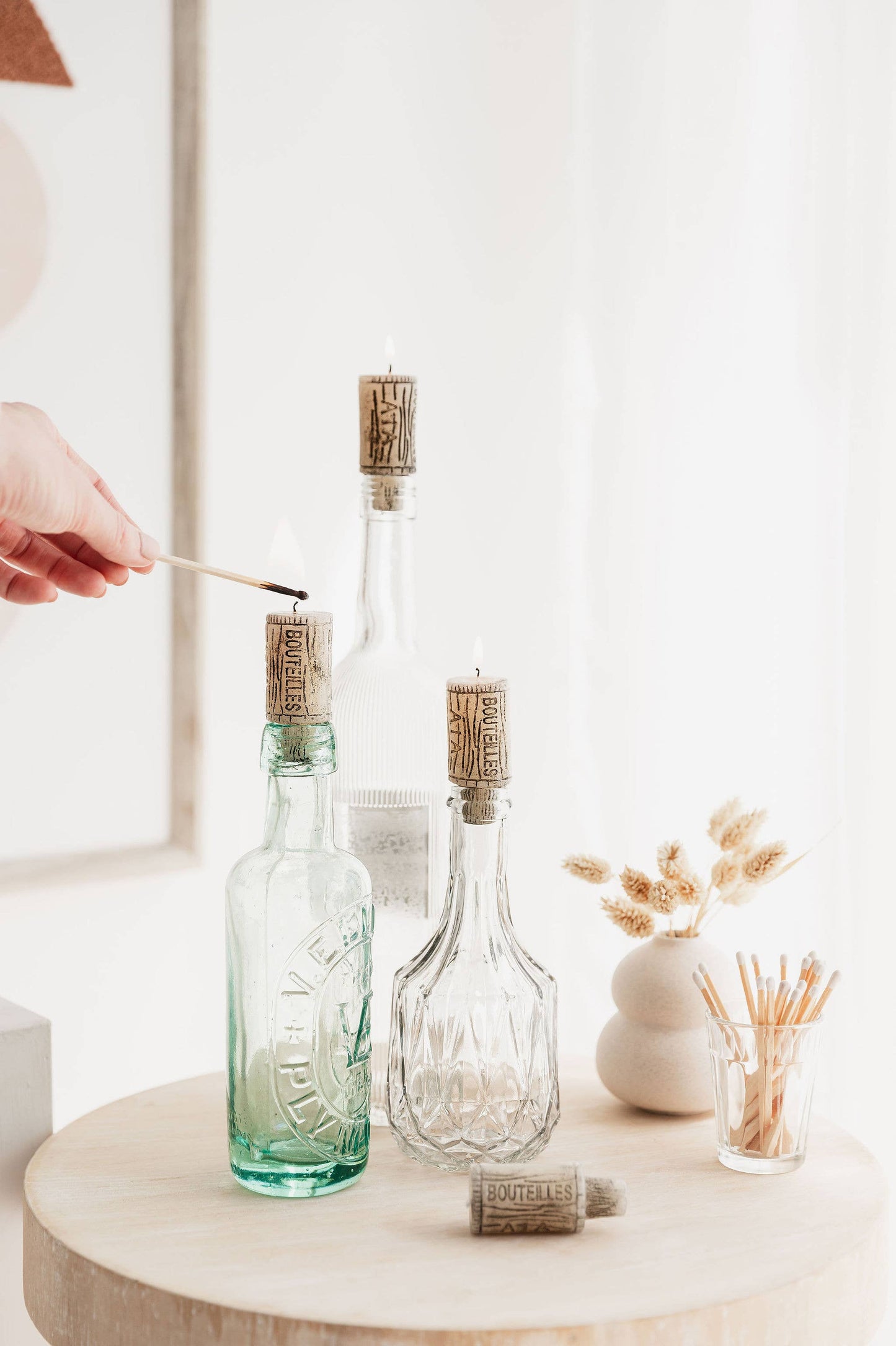 UBERSTAR | Wine Cork Candles (Set of 4)