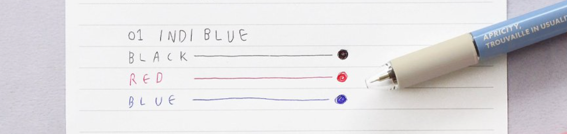 Iconic | Smooth 3 Colour Pen 0.38mm | Indi Blue