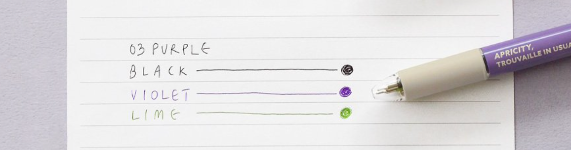 Iconic | Smooth 3 Colour Pen 0.38mm | Purple