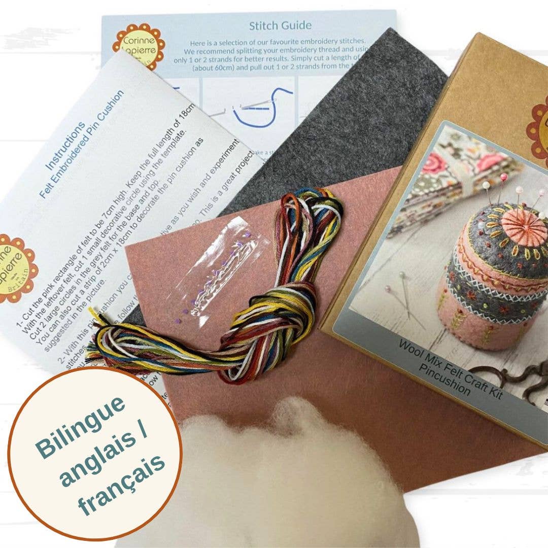 Corinne Lapierre | Pincushion Felt Craft Mini Kit