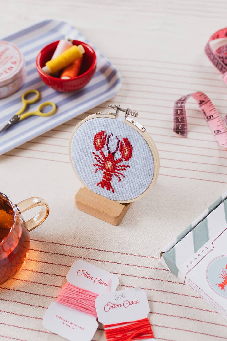 Cotton Clara | Lobster | Cross Stitch Kit