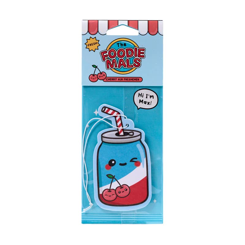 Puckator Ltd | Foodiemals Air Freshener | Max the Cherry Cola