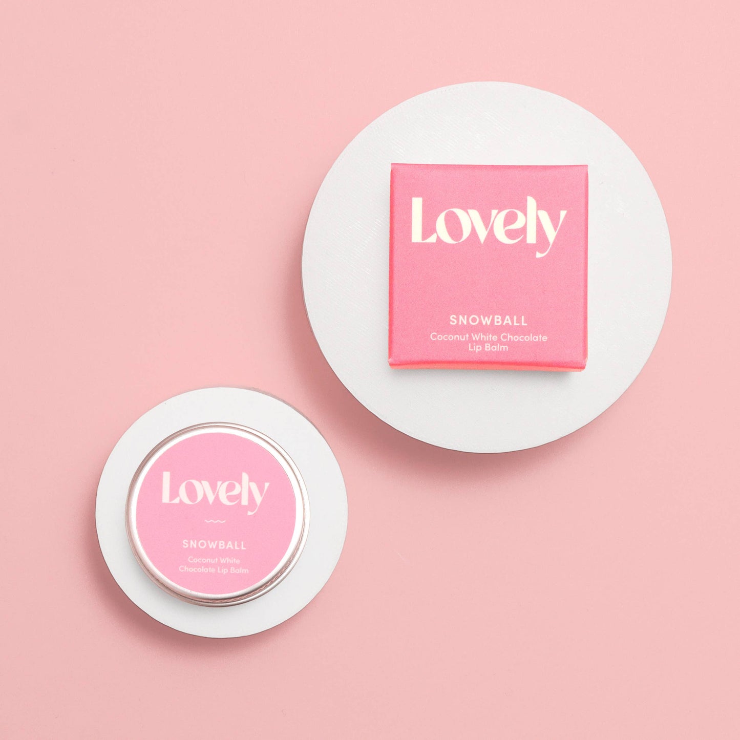 Lovely Skincare | Lip Balm | Snowball | Coconut White Chocolate