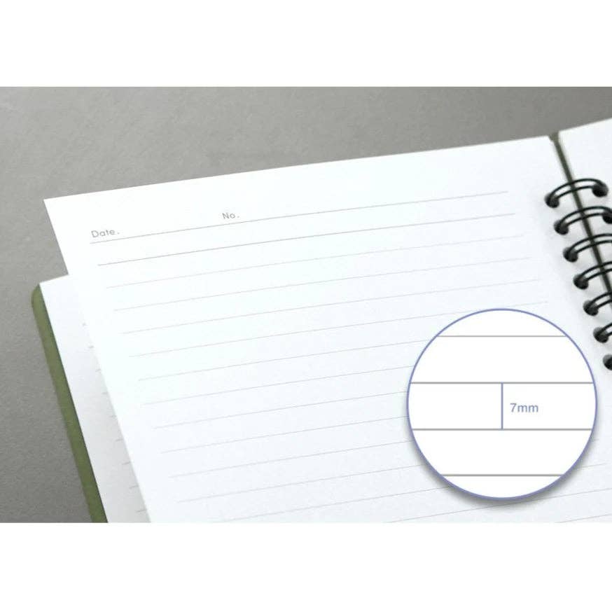 Iconic | Compact A5 Lined Notebook | Orange Coral