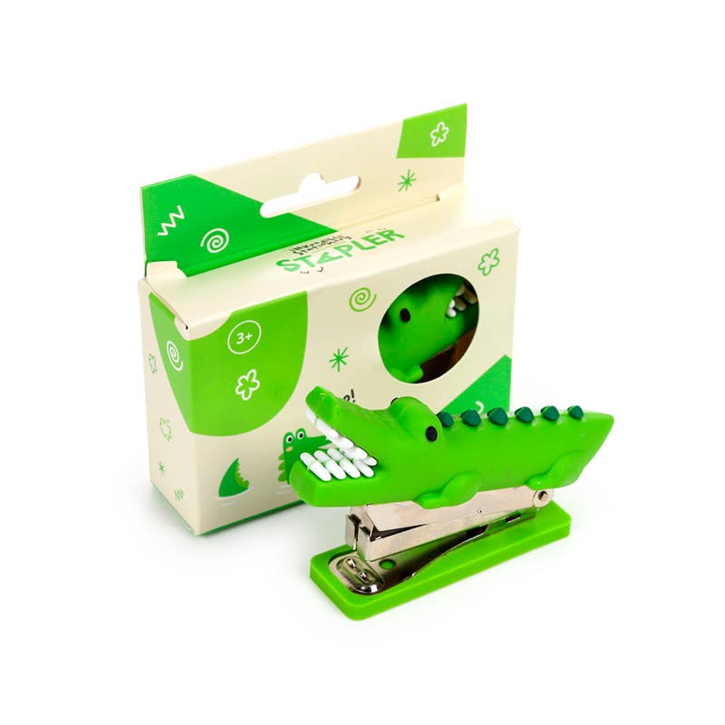 Puckator Ltd | Inkredible Crocodile Shaped Mini Stapler