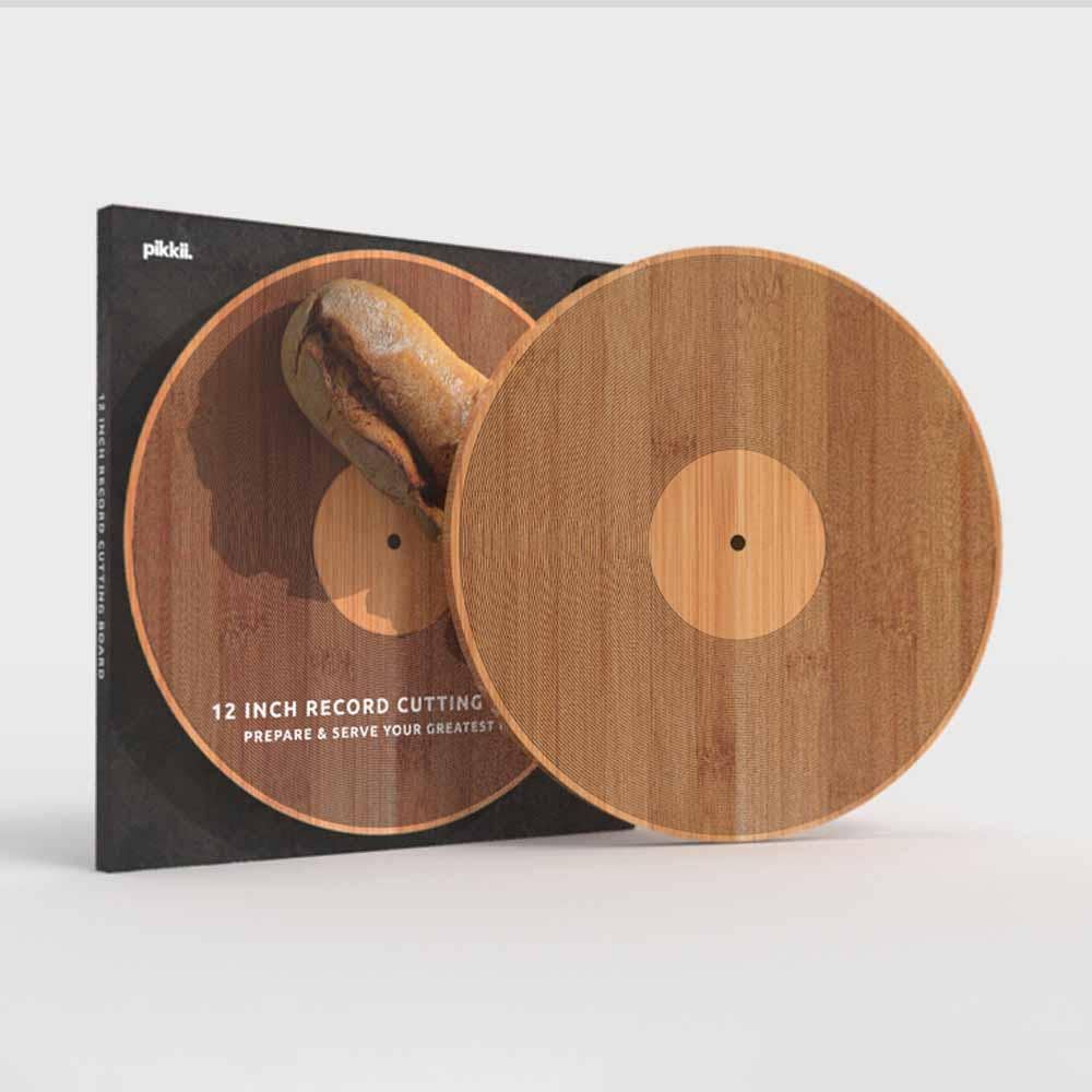 Pikkii | 12" Record Bamboo Chopping Board