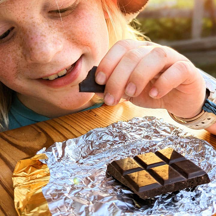 Arthouse Unlimited | Blue Dogs, Milk Chocolate Cheesecake Bar With Gingernut Crunch