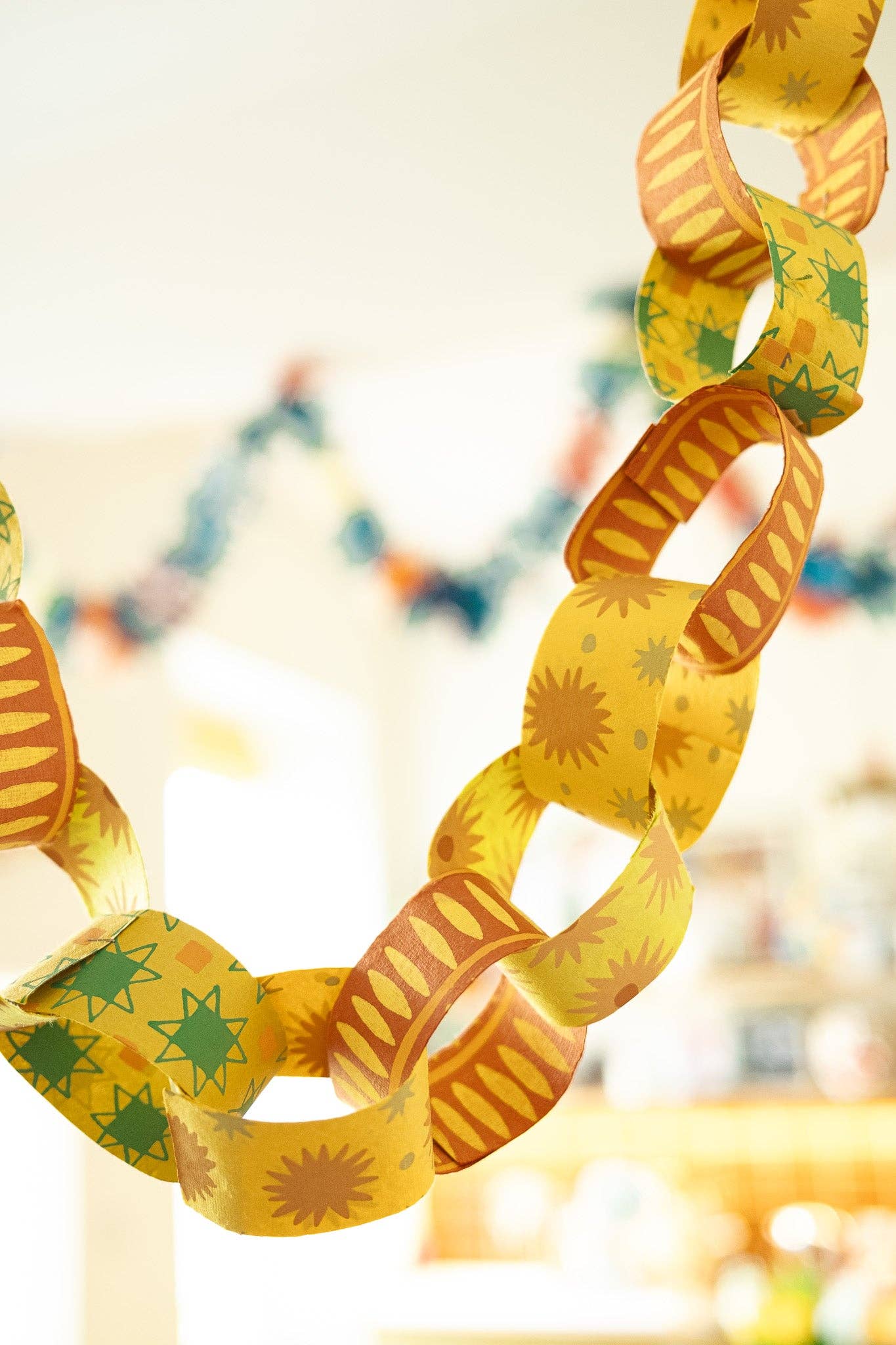 East End Press | Paper Chain Kit | Yellow & Green