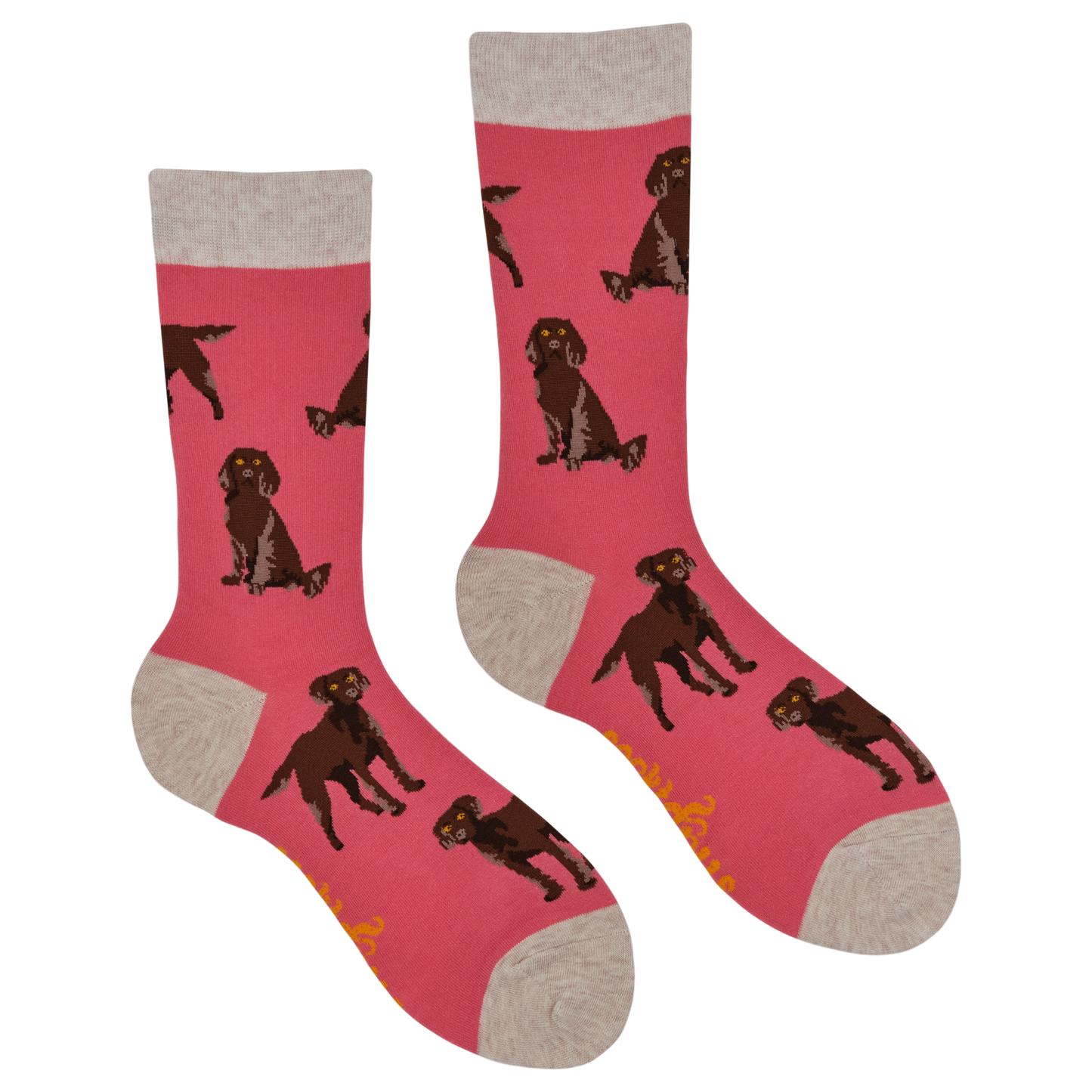 Socktopus | Span au Chocolat | Pink | S UK 4-8