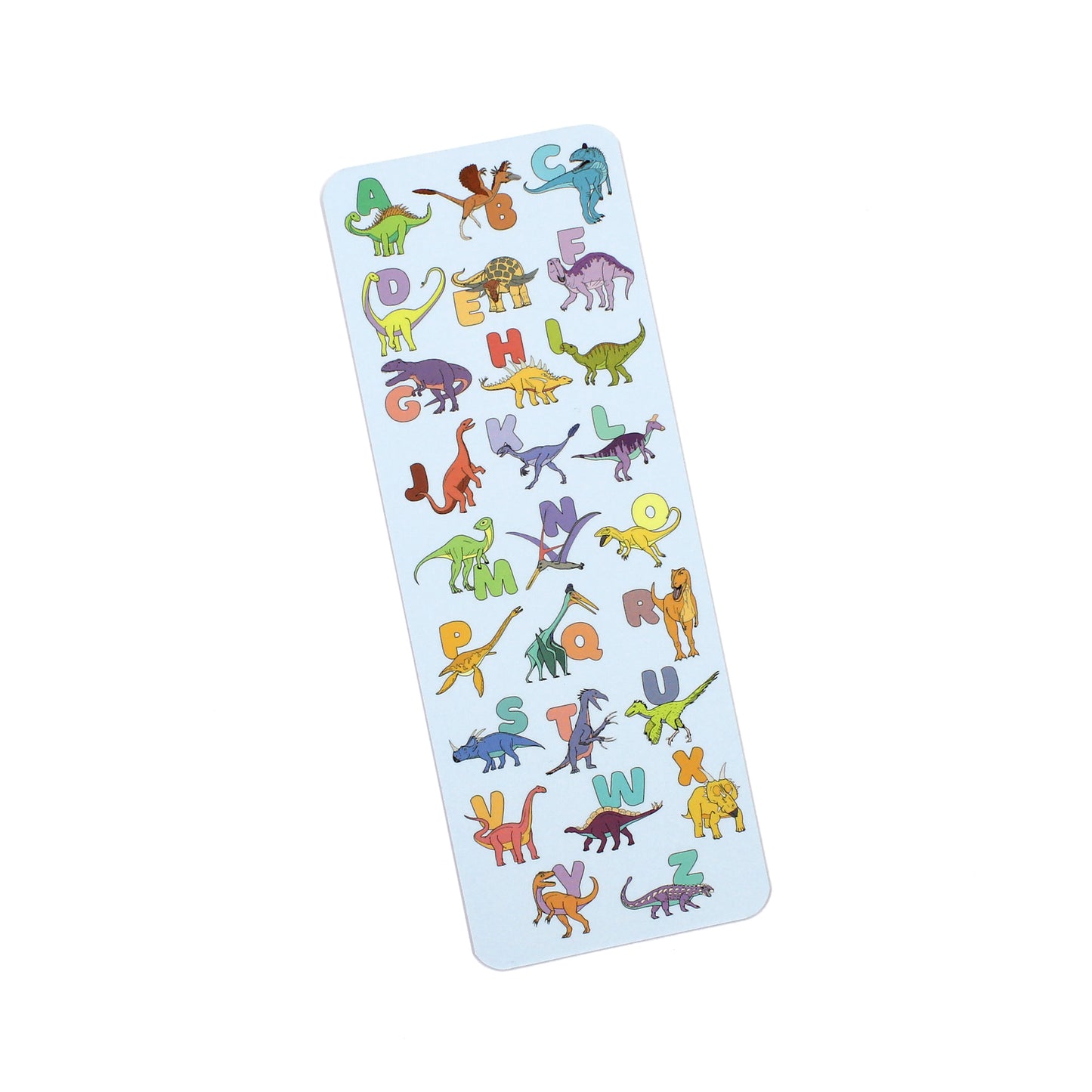 Dinosaurs Alphabet Bookmark