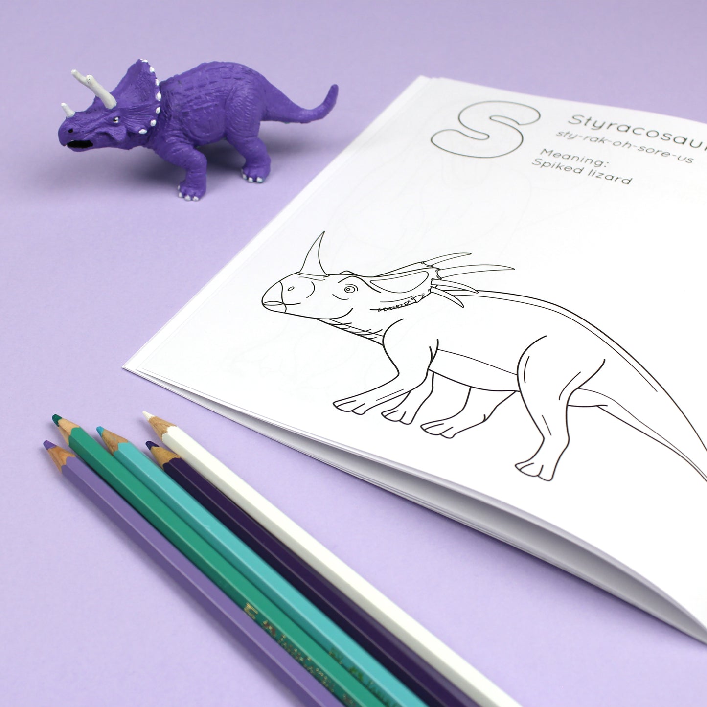 Dinosaurs Doing Stuff | Colouring Book | ABC