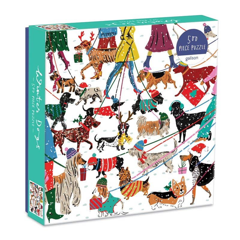 Jigsaw | 500 Piece Puzzle | Winter Dogs