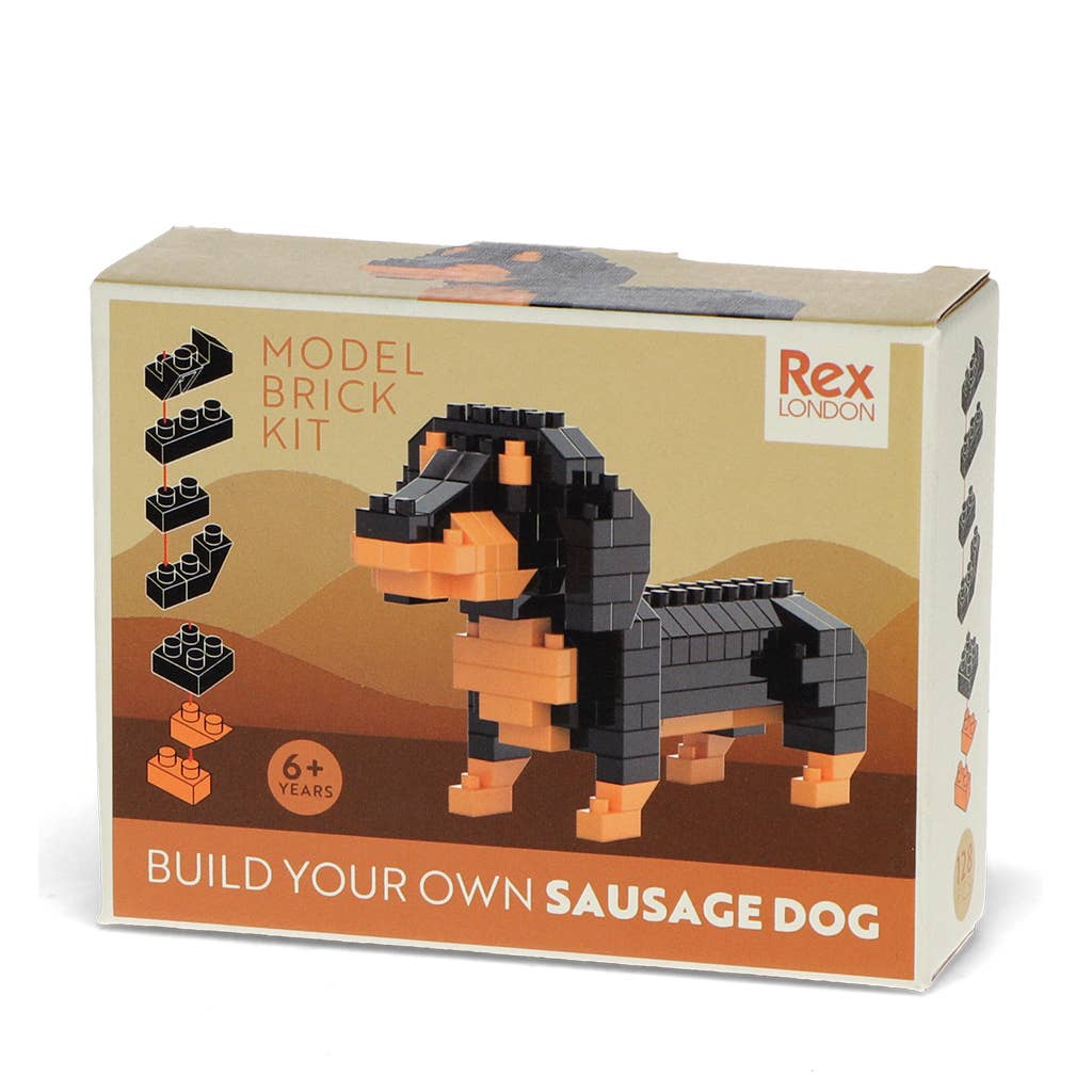 Rex | Build Your Own Brick Kit | Sausage Dog