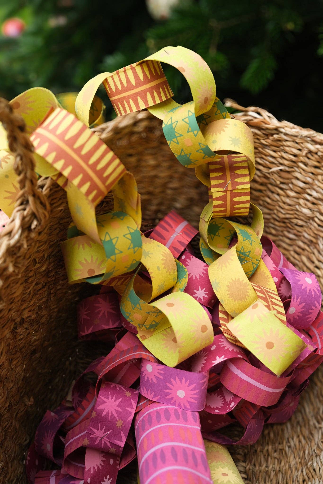 East End Press | Paper Chain Kit | Yellow & Green