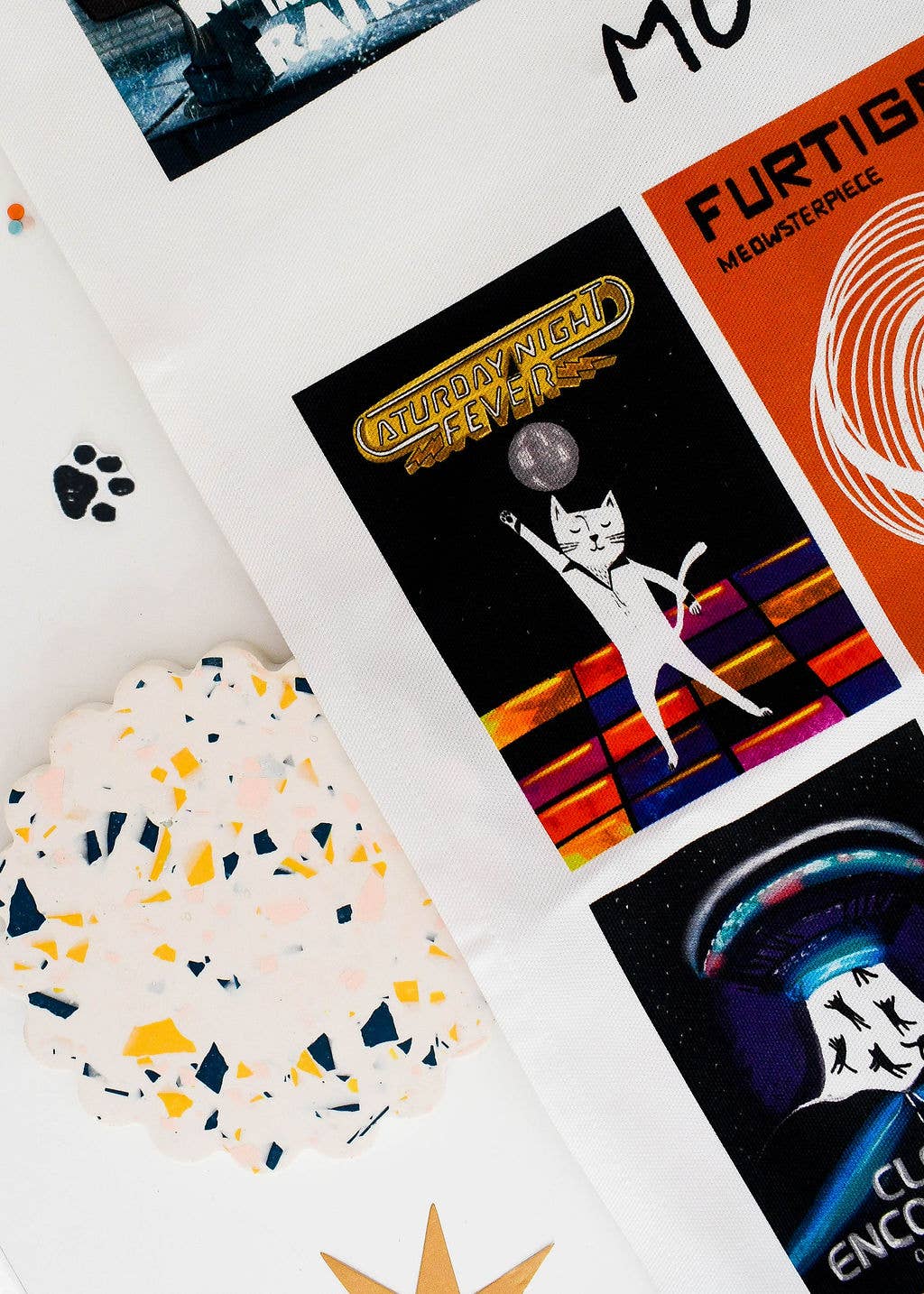 Niaski | Tea Towel | Movie Cats