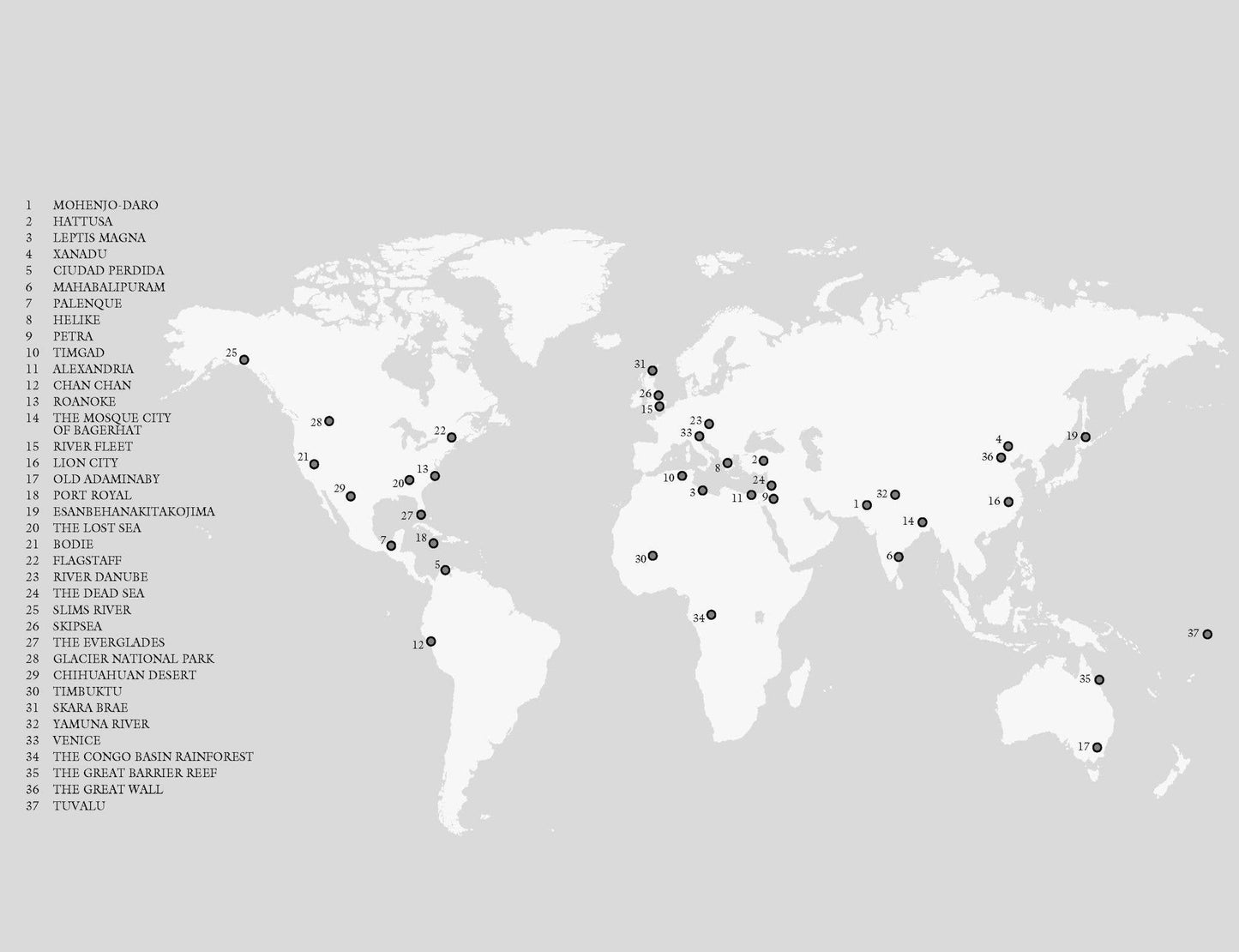 Book | Atlas of Vanishing Places | Travis Elborough