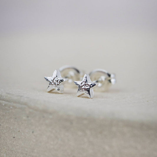 Lucy Kemp Jewellery | Sterling Silver Mini Studs | Star