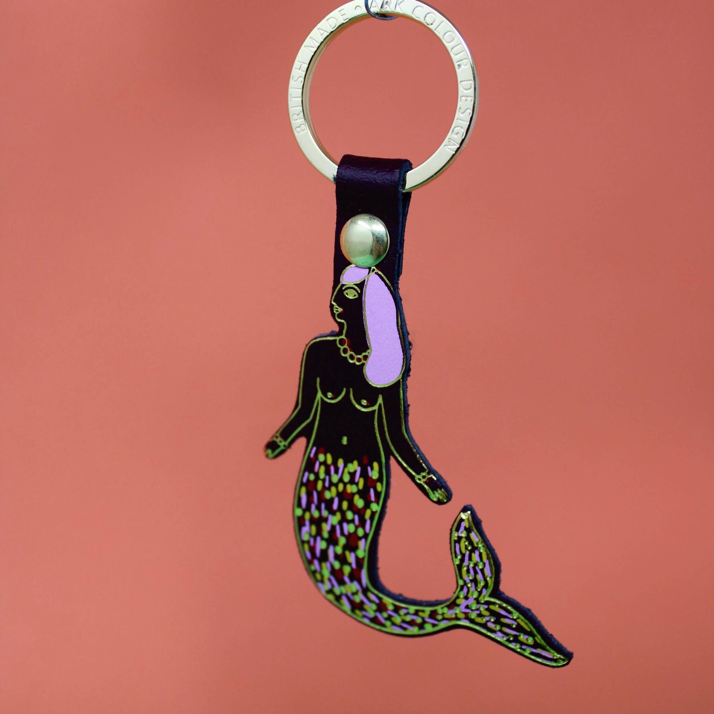 Ark | Mermaid Key Fob | Oxblood