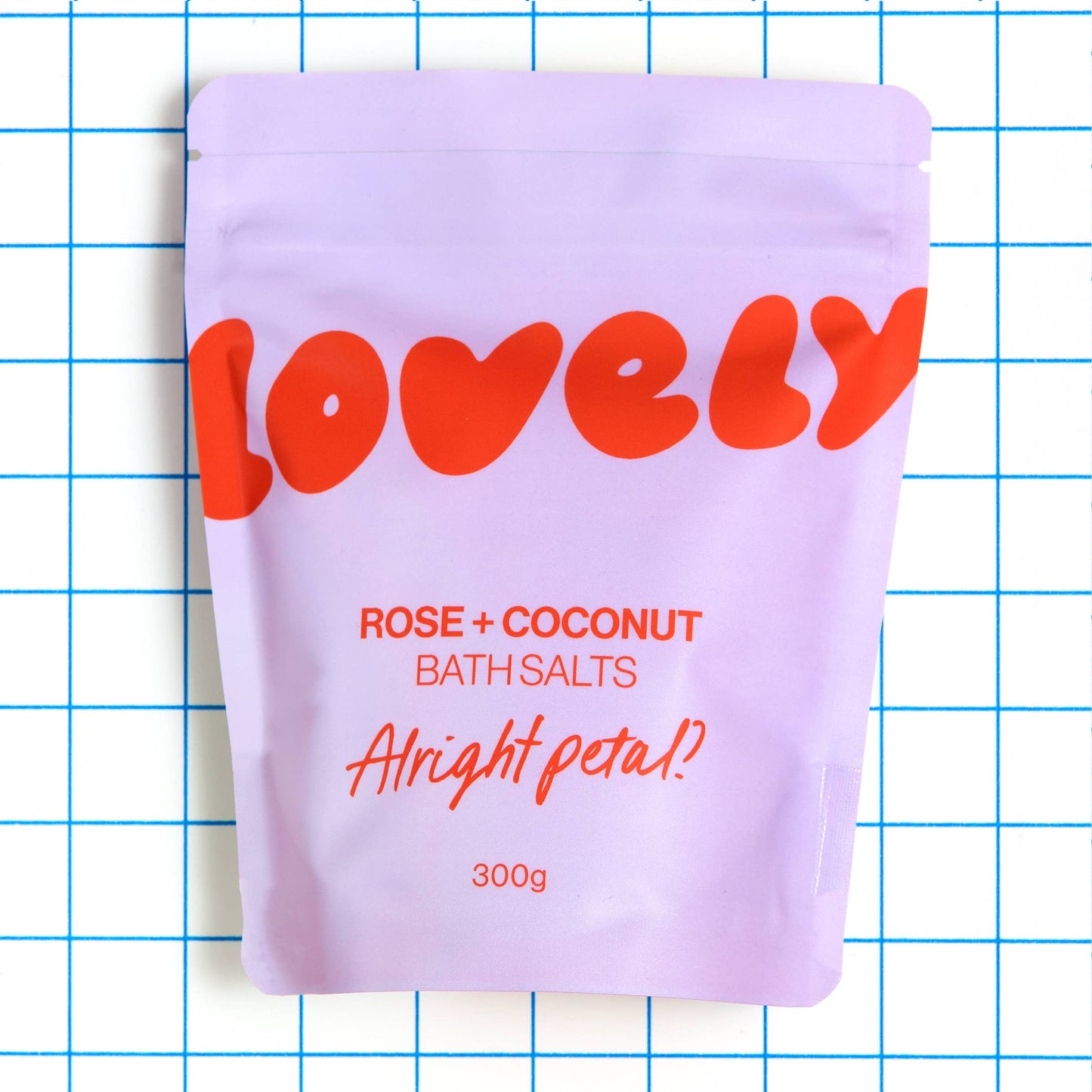 Lovely Skincare | Rose + Coconut | Bath Salts