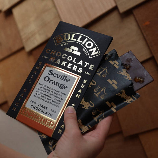 Bullion Chocolate | Dark Enriched Bar | Seville Orange