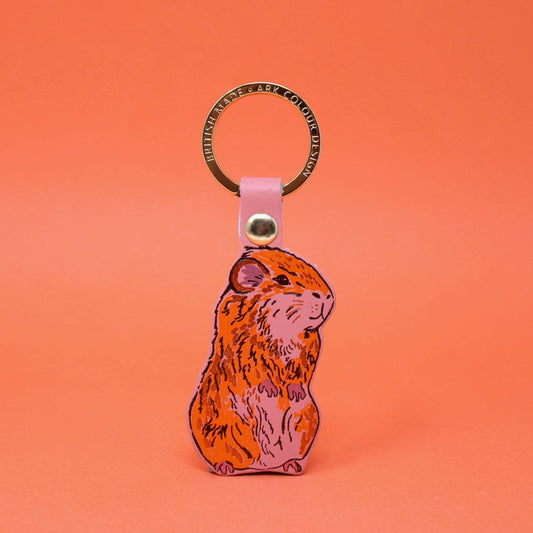 Ark | Guinea Pig Keyring | Pale Pink
