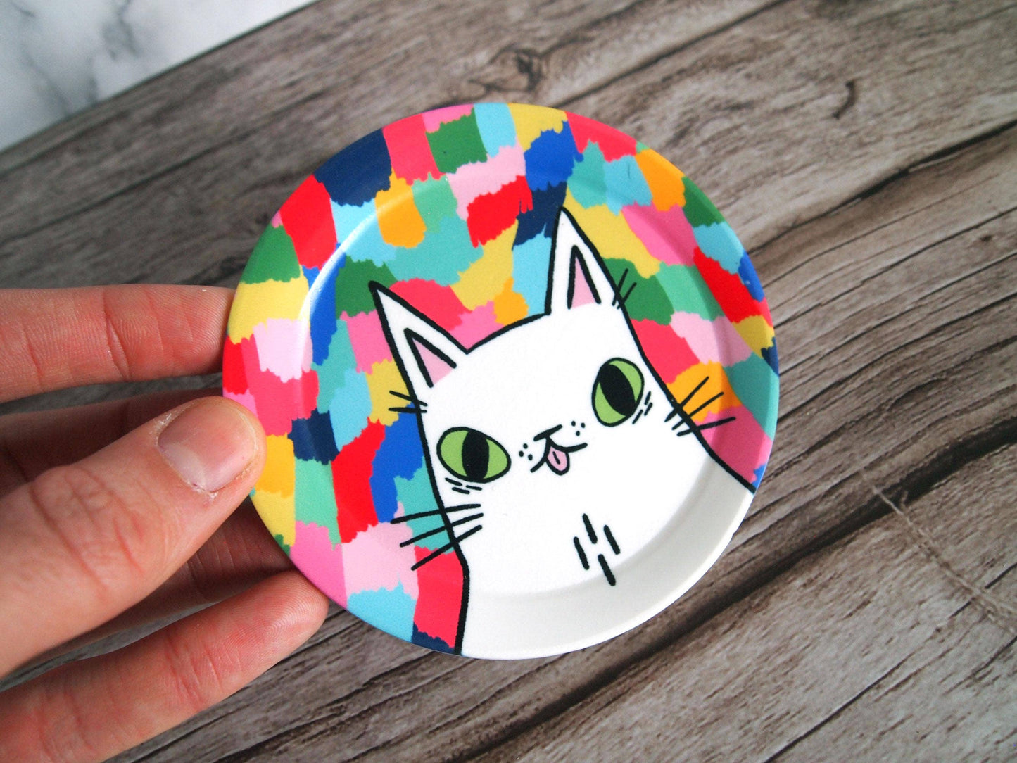I Like Cats | Colourful Cat Jewellery Trinket Dish