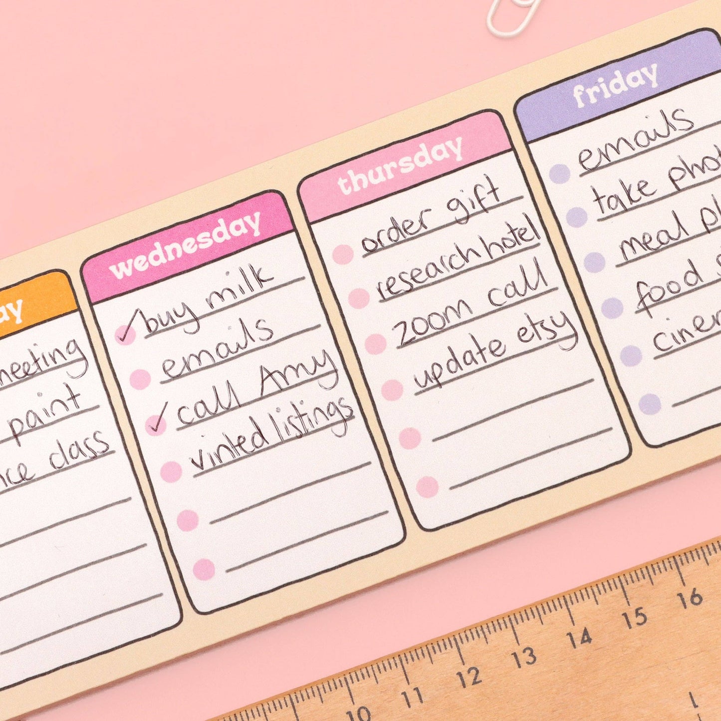 Oh, Laura | Keyboard Planner | Days of the Week