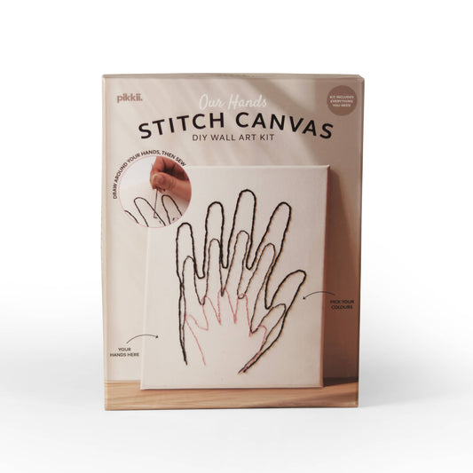 Pikkii | Embroidery Kit | Our Hands Stitch Canvas
