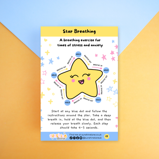 Sunshine Lane | Star Breathing Sticker Sheet