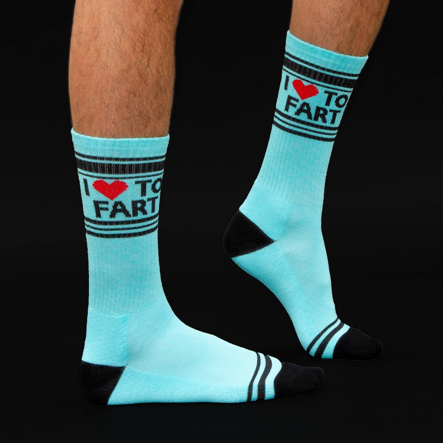 Gumball Poodle | Gym Crew Socks | I ❤️ To Fart