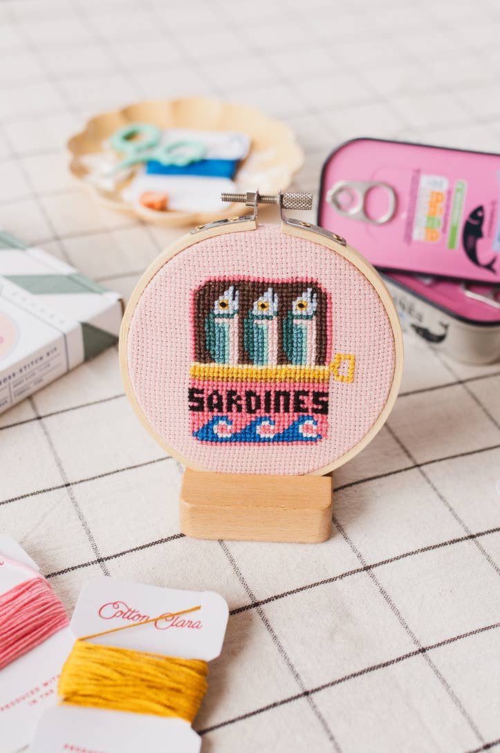 Cotton Clara | Sardines | Cross Stitch Kit