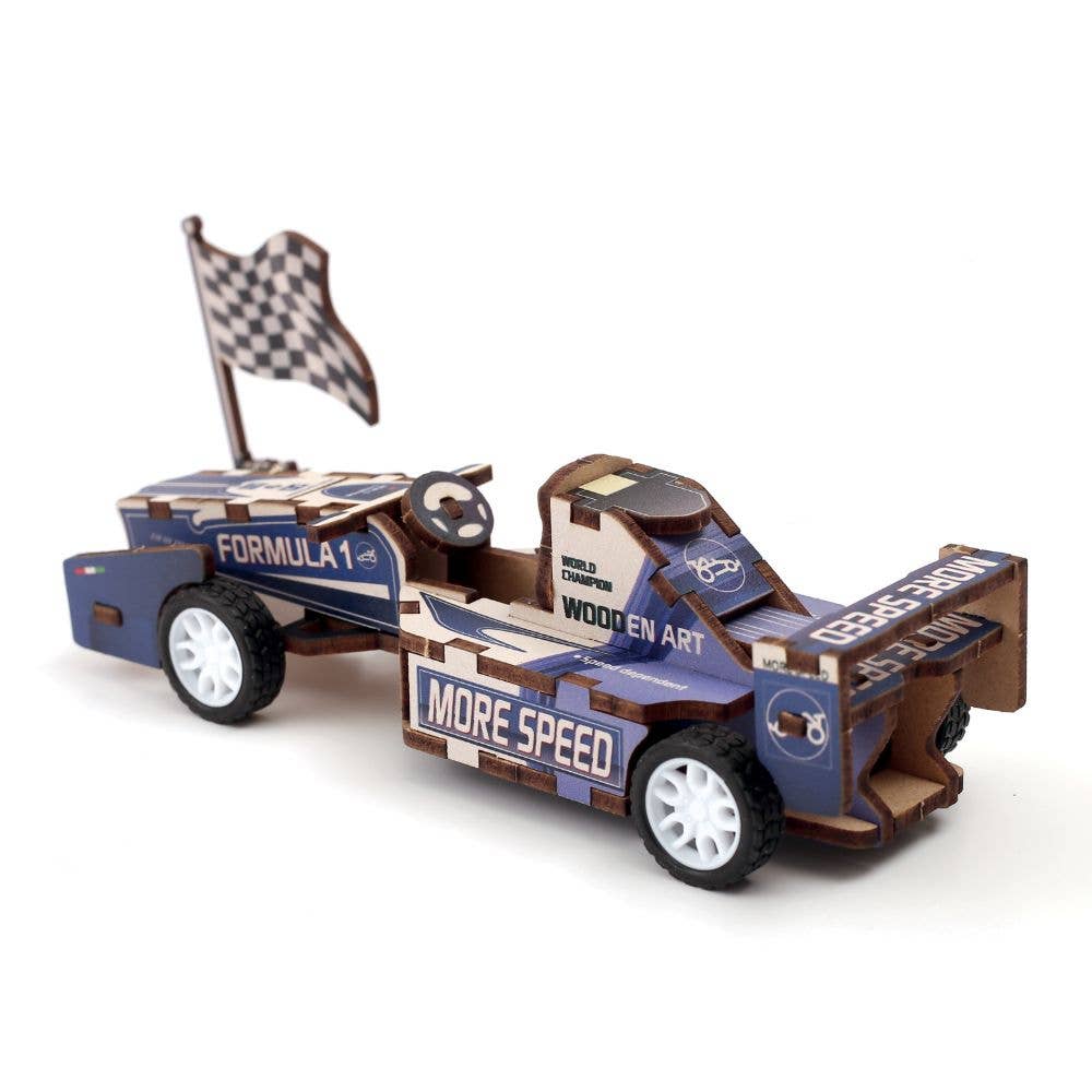 Graine Creative | Wooden 3D Model | Formula 1 Car