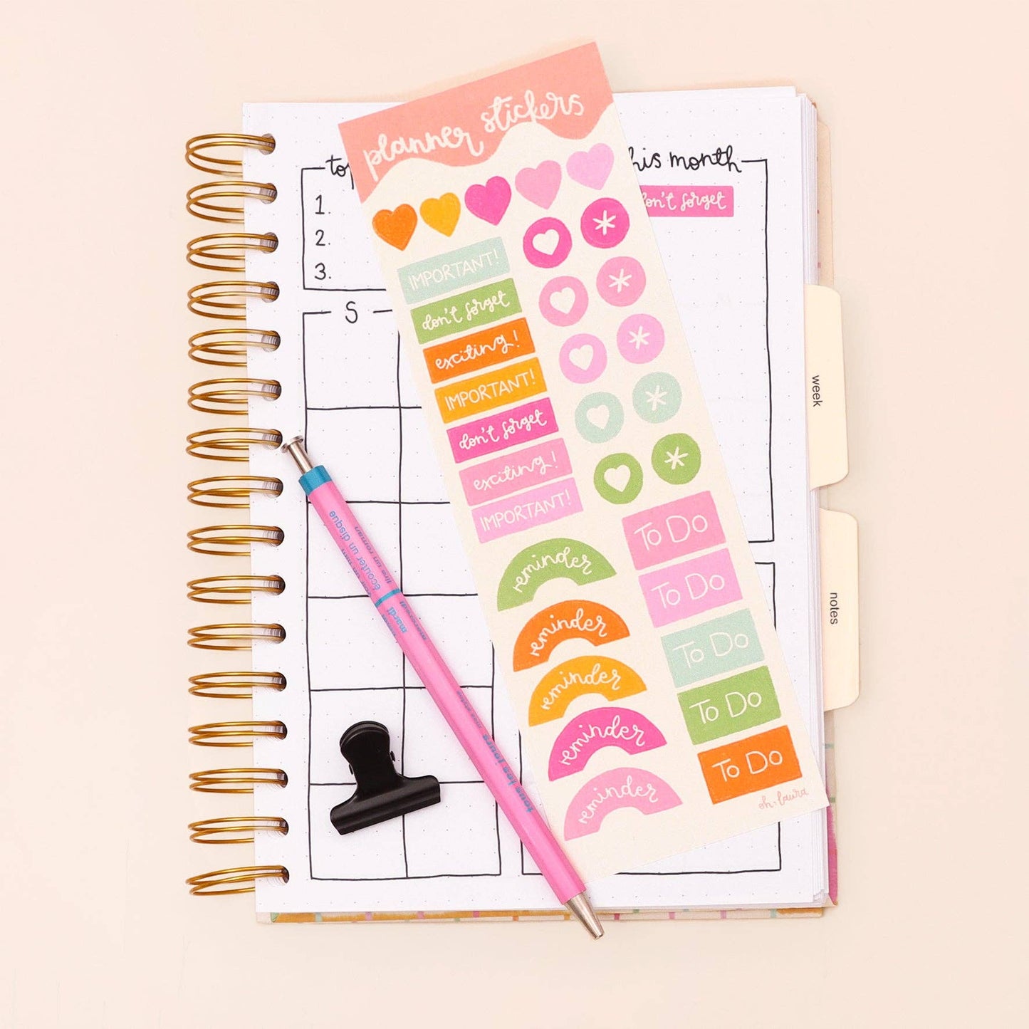 Oh, Laura | Planner Sticker Sheet