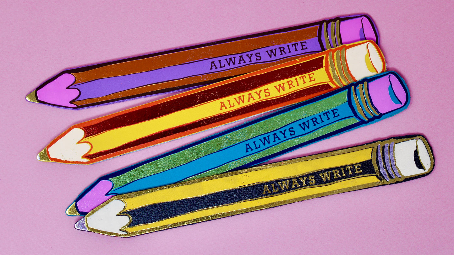 Ark | Always Write Pencil Bookmark | Black