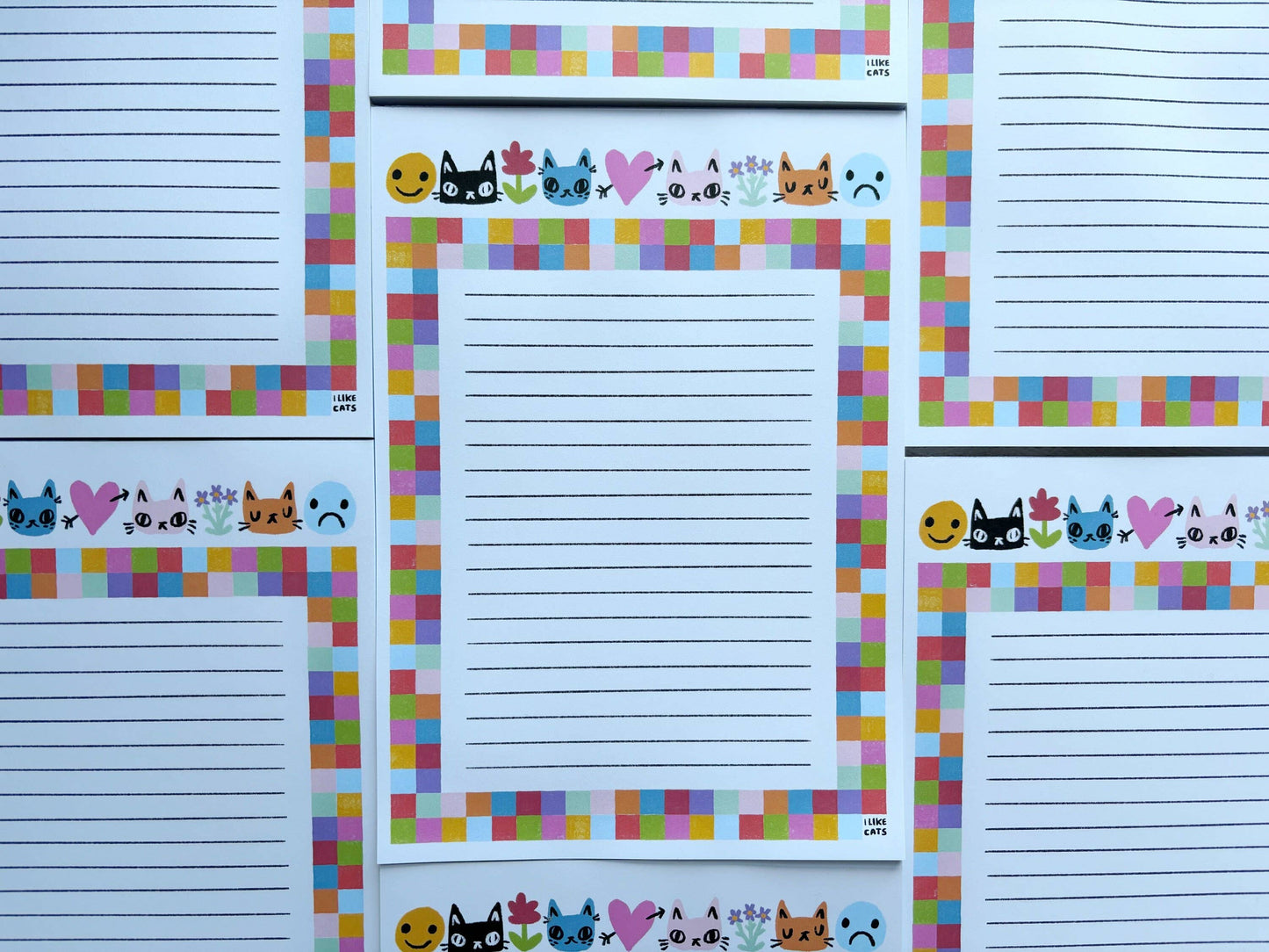 I Like Cats | A5 Notepad | Cat Header
