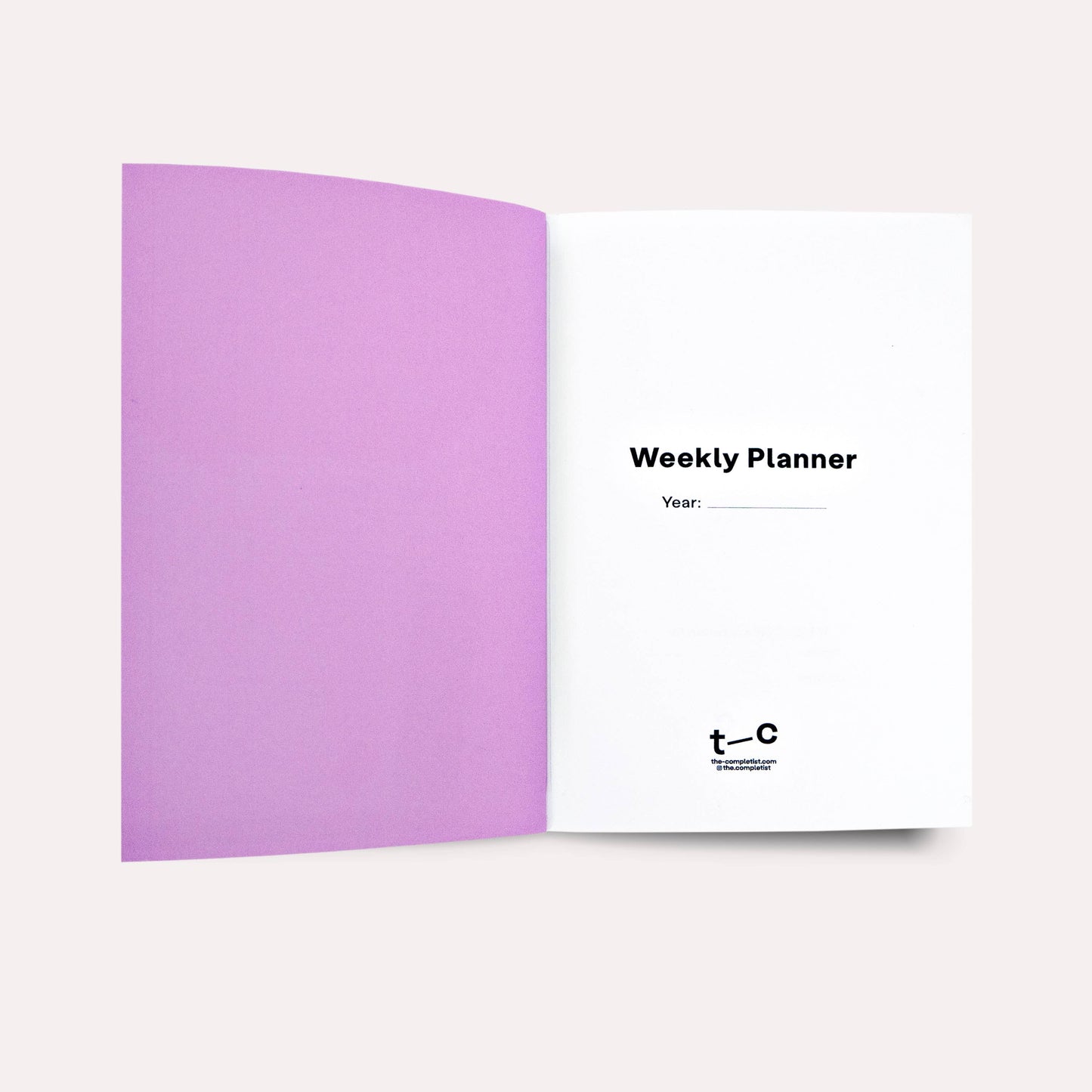 The Completist | A6 Weekly Planner | Fete Undated