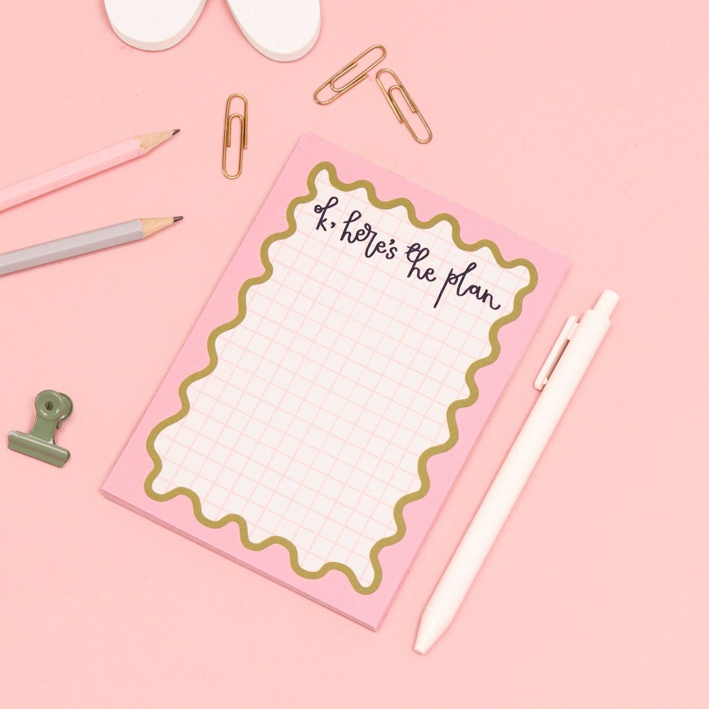 Oh, Laura | A6 Notepad | OK, Here's the Plan
