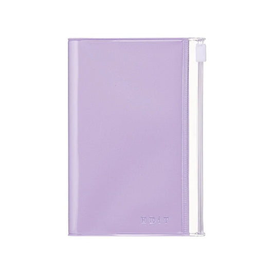 EDiT Grid Notebook B7 with PVC Cover | Lavender