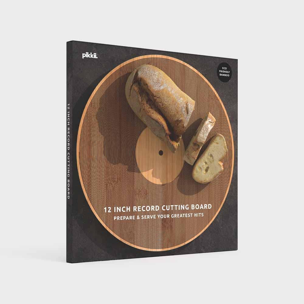Pikkii | 12" Record Bamboo Chopping Board