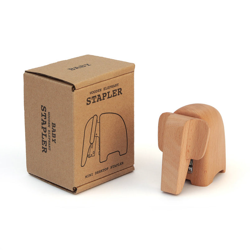 Wooden Elephant Stapler