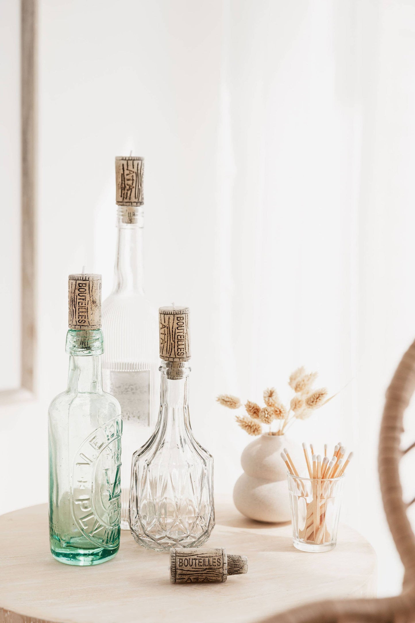 UBERSTAR | Wine Cork Candles (Set of 4)