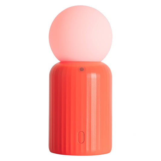 Lund Living |  Mini Rechargeable Colour-Changing Lamp | Coral