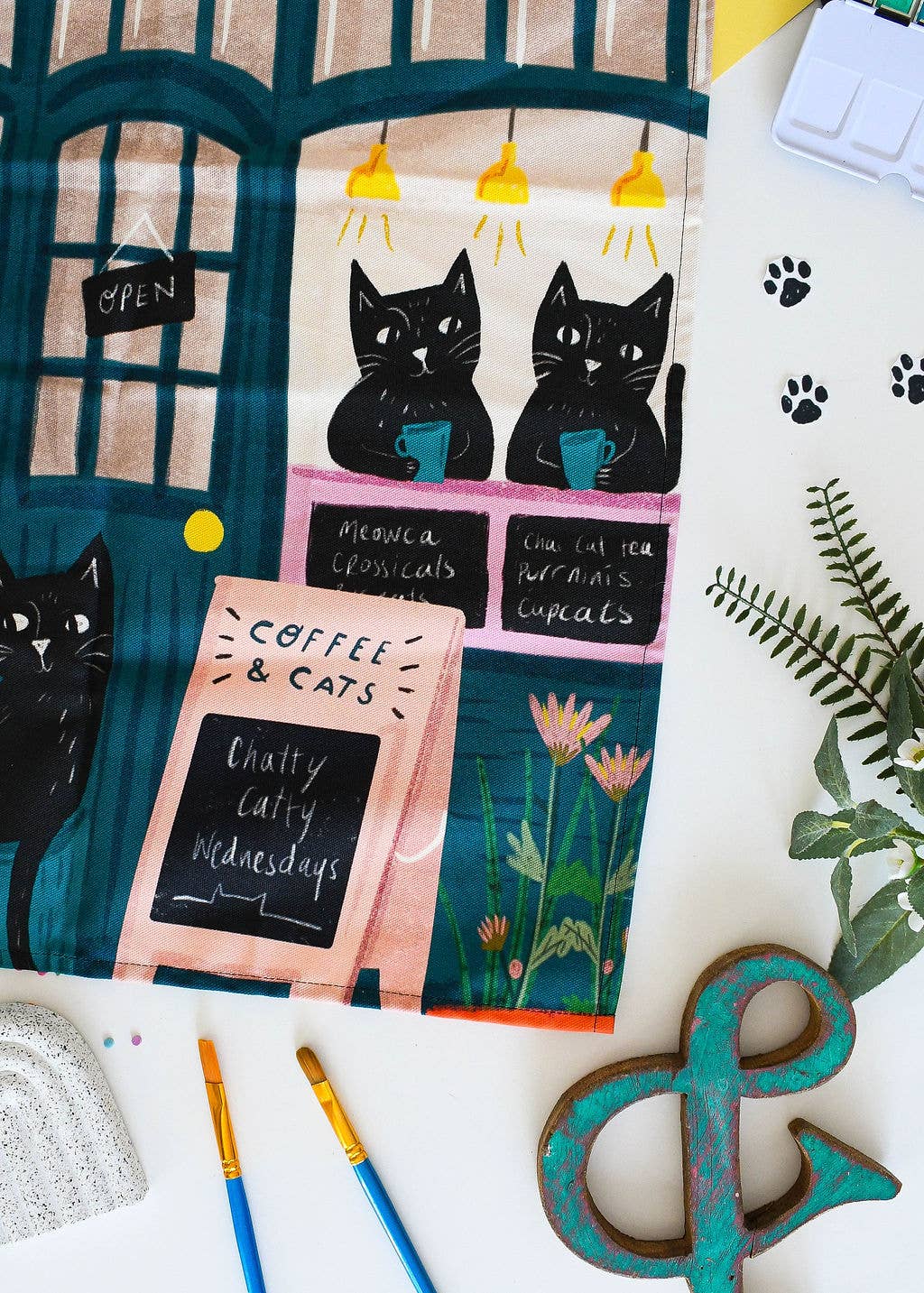 Niaski | Tea Towel | Street Cats