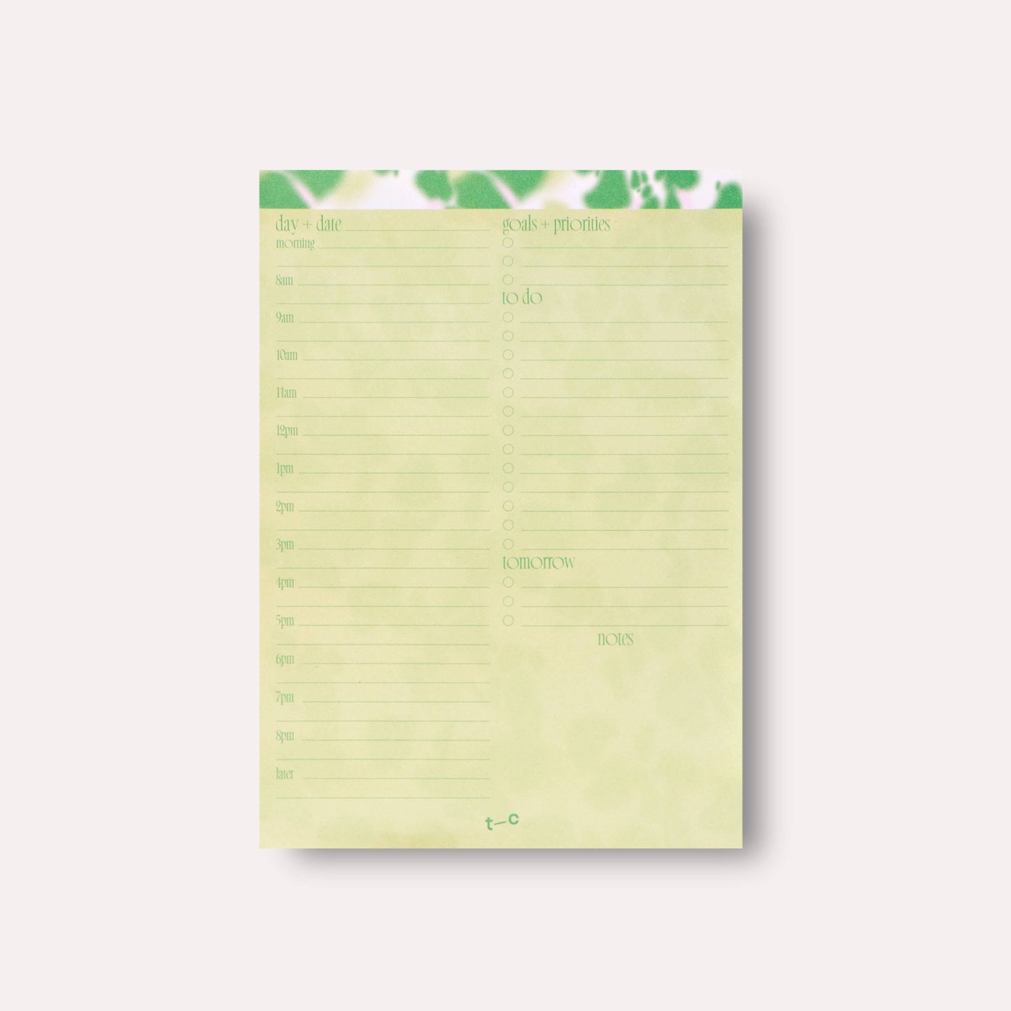 The Completist | Daily Planner Pad | Hazy