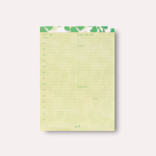 The Completist | Daily Planner Pad | Hazy