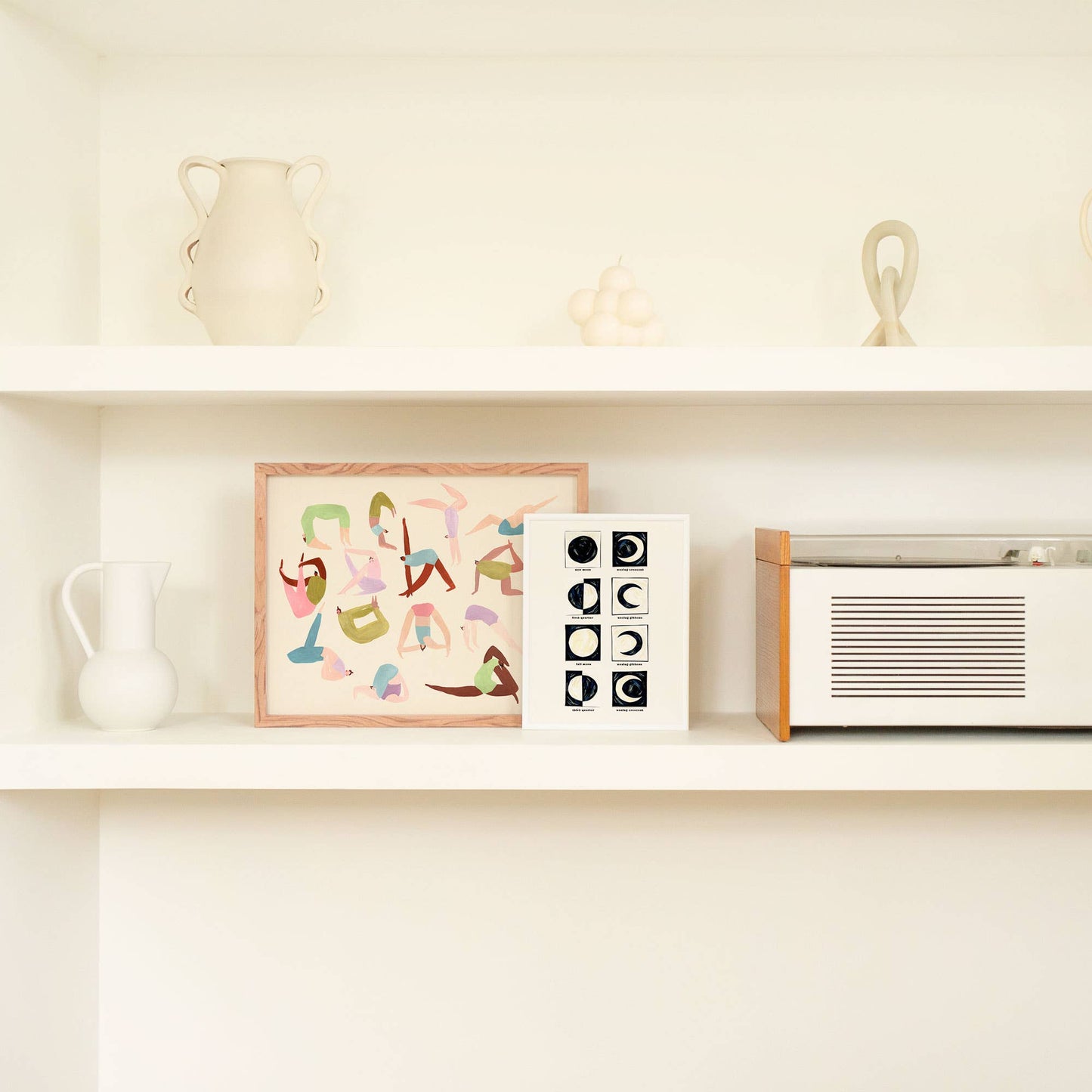 Little Black Cat | A4 Print | Moon Phases