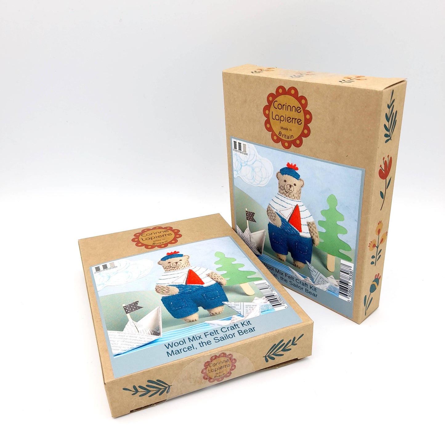 Corinne Lapierre | Marcel the Sailor Bear Felt Craft Mini Kit