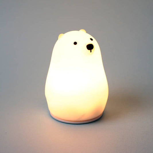 Puckator Ltd | Adoramals | LED Night Light Sleep Lamp | Polar Bear
